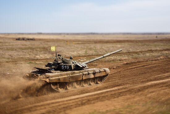 Tank Biathlon in Volgograd Region