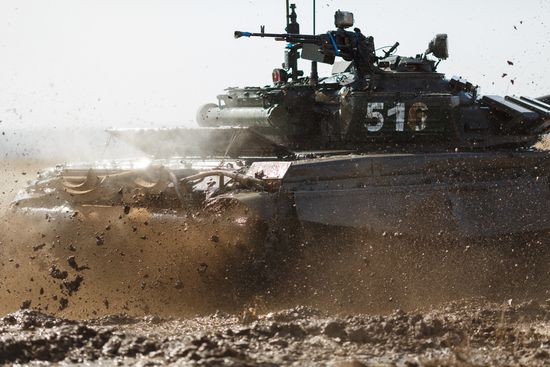 Tank Biathlon in Volgograd Region