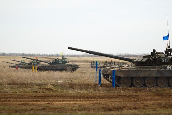 Tank Biathlon in Volgograd Region