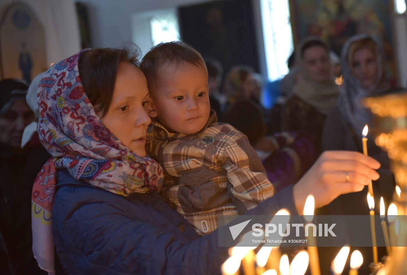 Liturgy in Sukhumi catheral on Annunciation Day