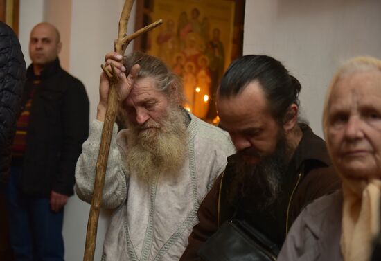 Liturgy in Sukhumi catheral on Annunciation Day