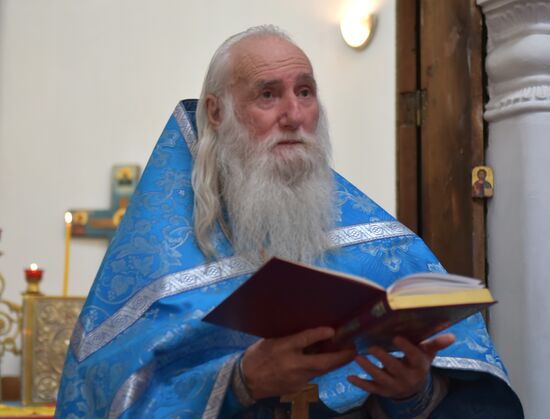 Liturgy in Sukhumi catheral on Annunciation Day