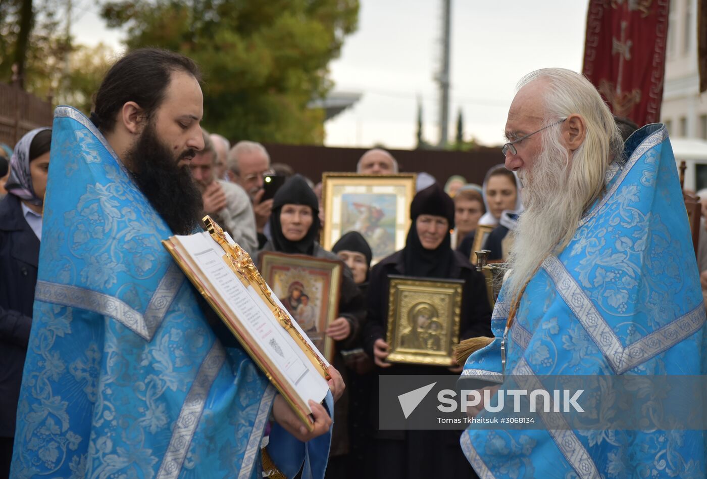 Liturgy in Sukhumi catheral on Annunciation Day