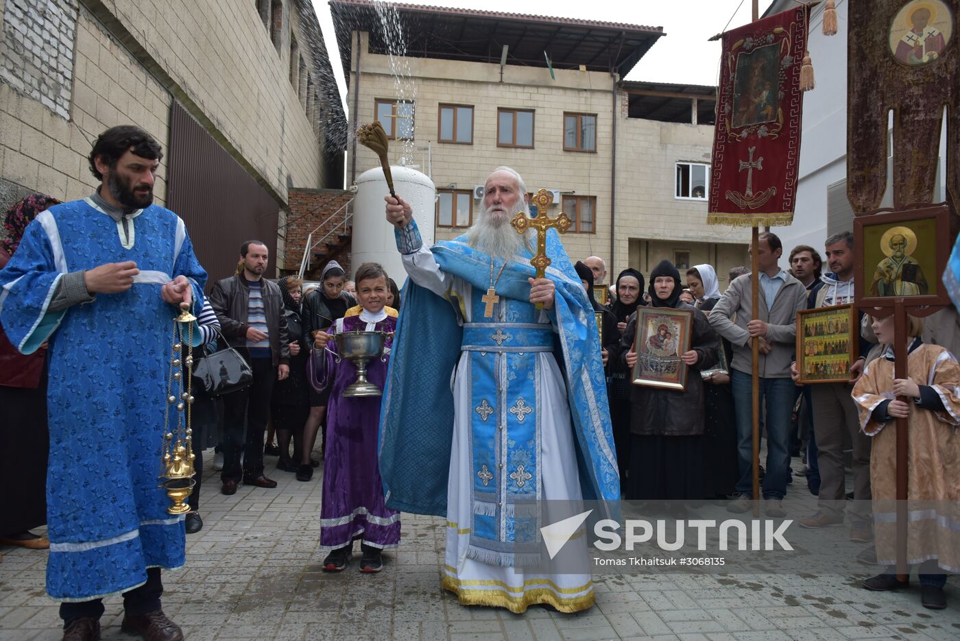 Liturgy in Sukhumi catheral on Annunciation Day