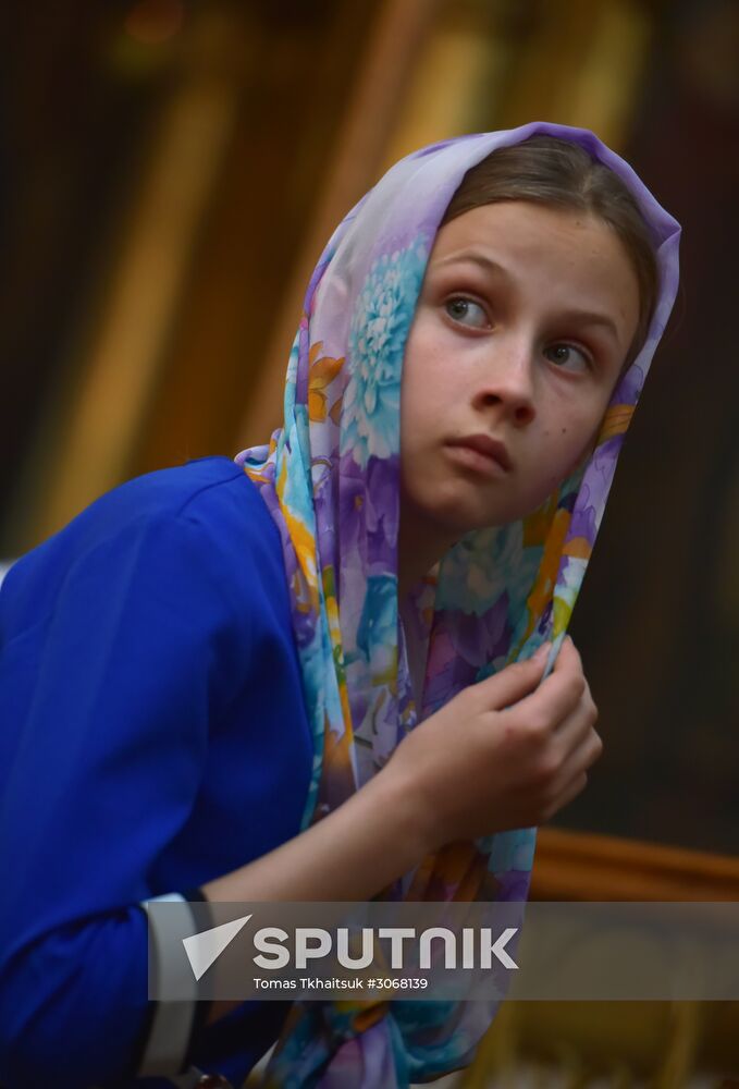 Liturgy in Sukhumi catheral on Annunciation Day