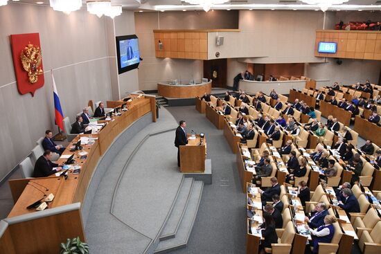 State Duma plenary meeting