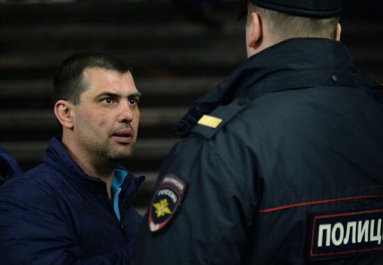 Security measures in Moscow metro