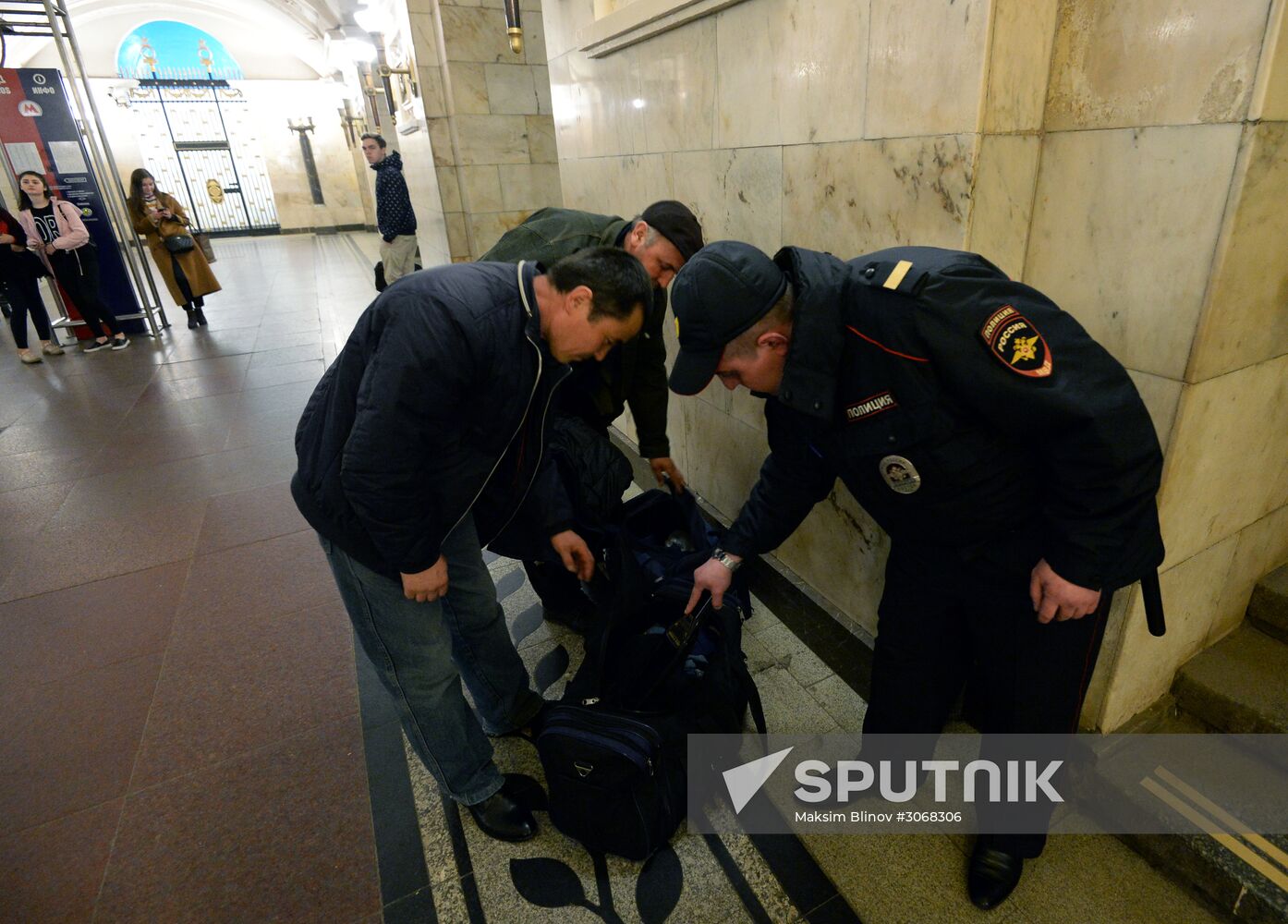 Security measures in Moscow metro