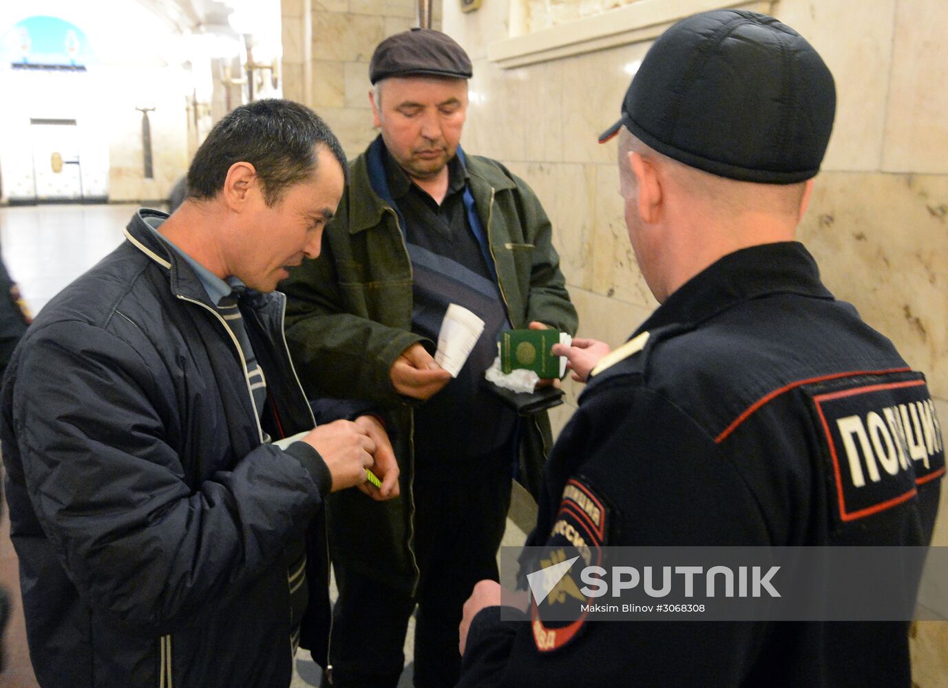 Security measures in Moscow metro