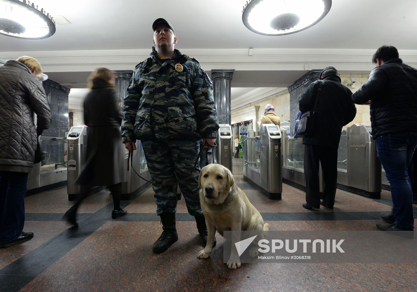 Security measures in Moscow metro