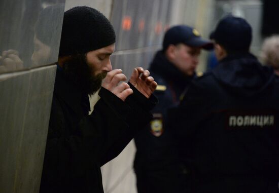 Security measures in Moscow metro