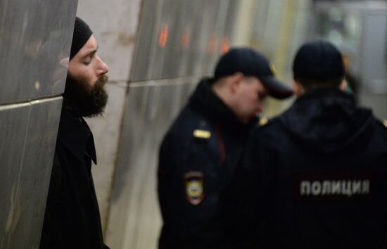 Security measures in Moscow metro