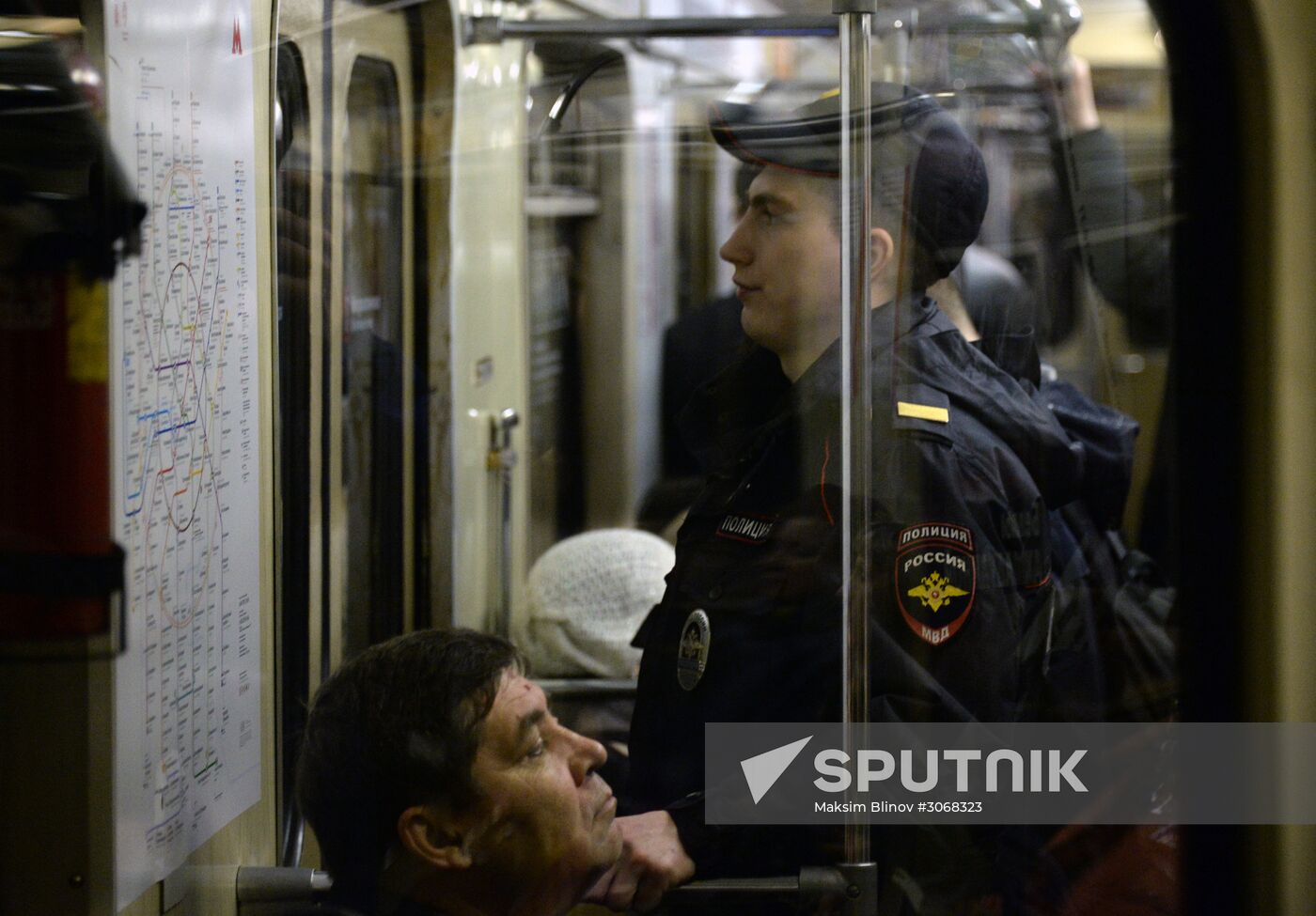 Security measures in Moscow metro