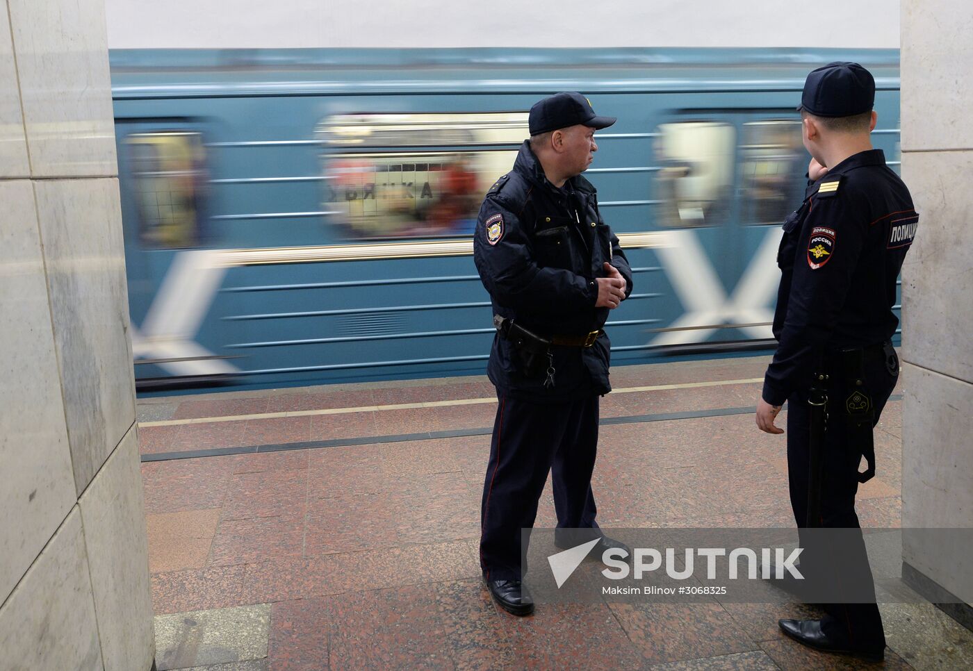 Security measures in Moscow metro