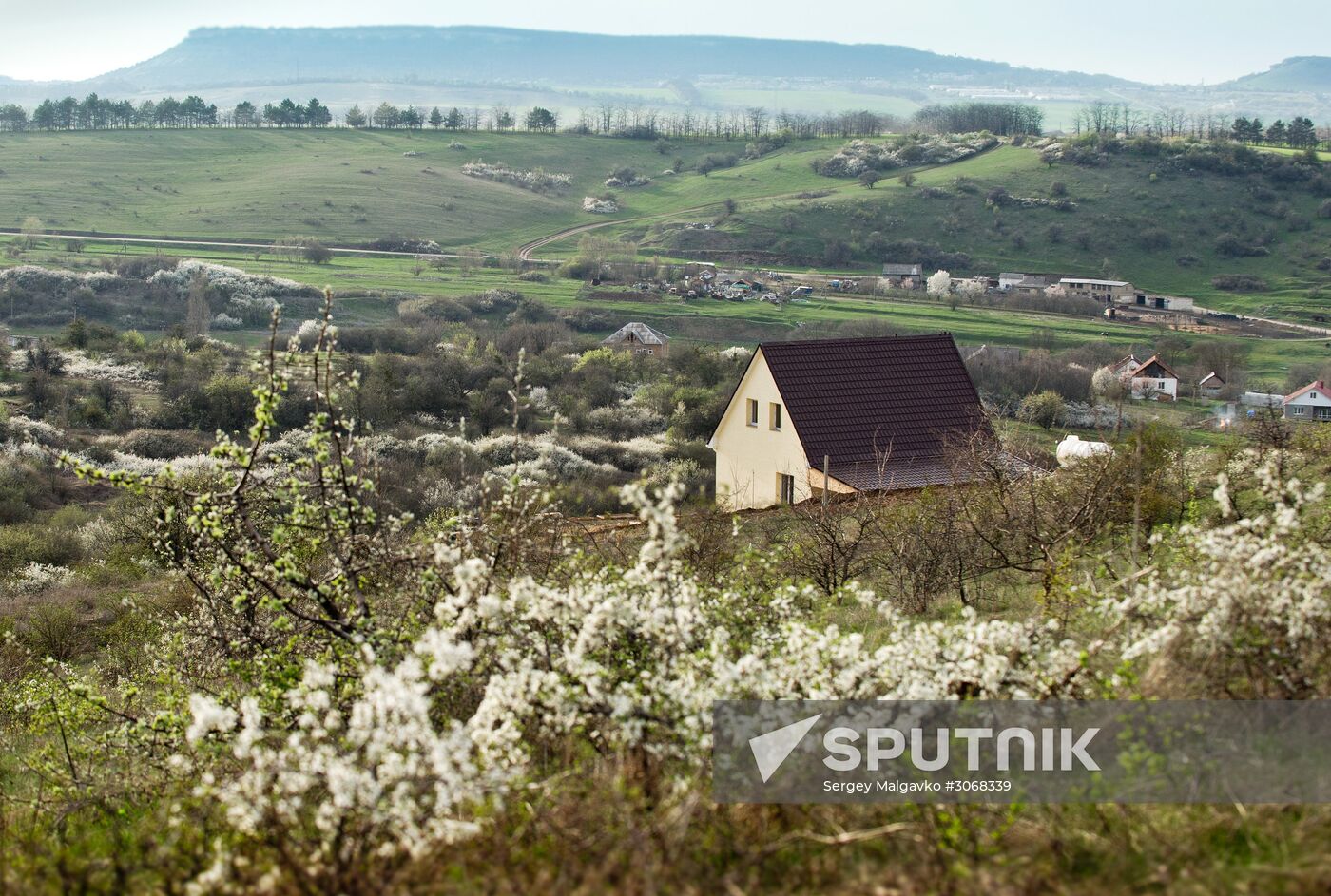 Klinovka village in Crimea