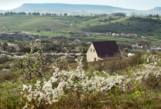 Klinovka village in Crimea