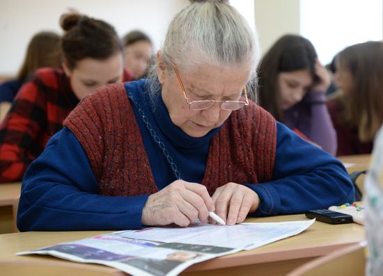 Total Dictation across Russia