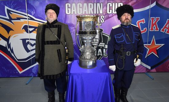 Kontinental Hockey League. Metallurg (Magnitogorsk) vs. SKA