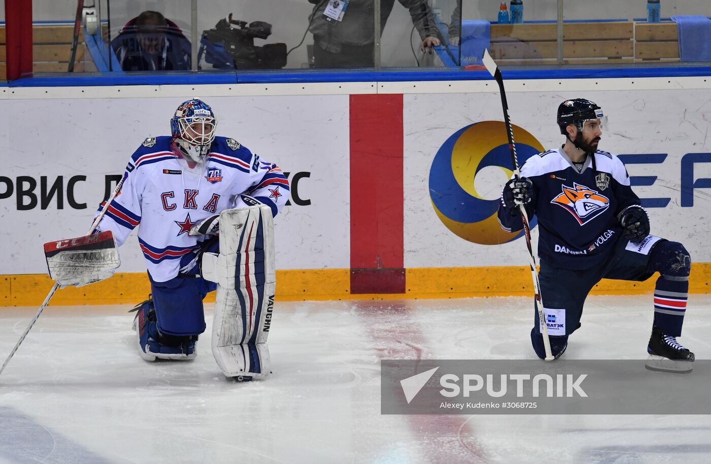 Kontinental Hockey League. Metallurg (Magnitogorsk) vs. SKA