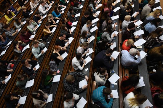 Total Dictation across Russia