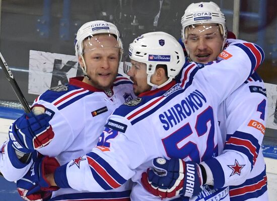 Kontinental Hockey League. Metallurg (Magnitogorsk) vs. SKA