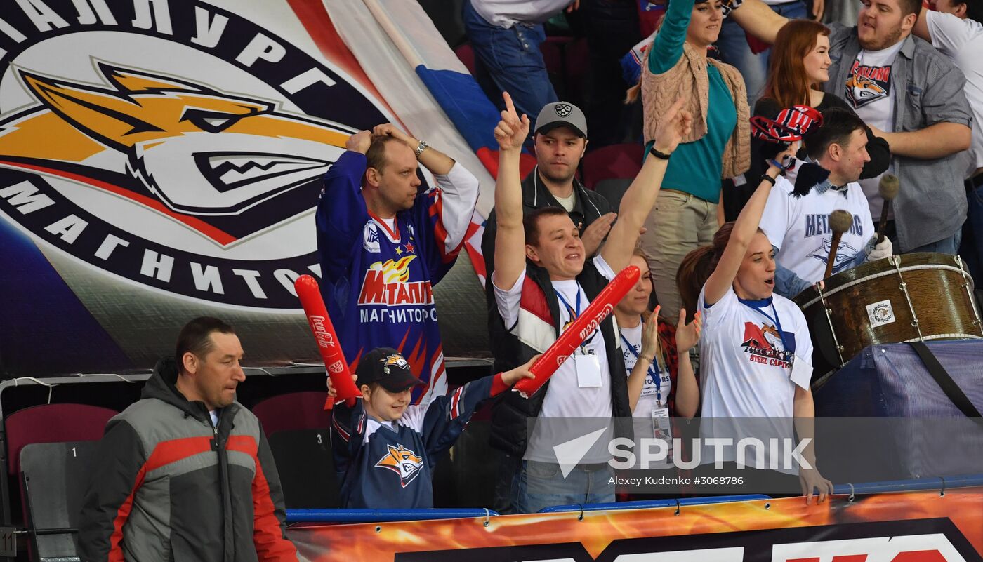 Kontinental Hockey League. Metallurg (Magnitogorsk) vs. SKA