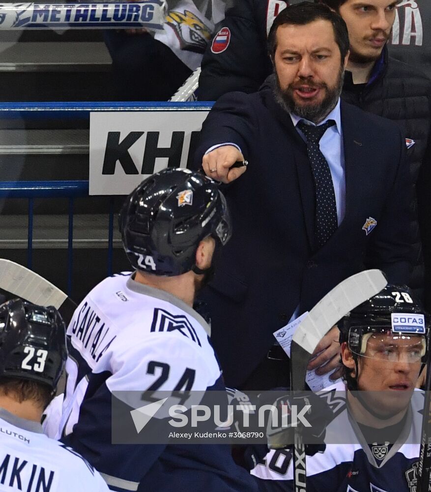 Kontinental Hockey League. Metallurg (Magnitogorsk) vs. SKA