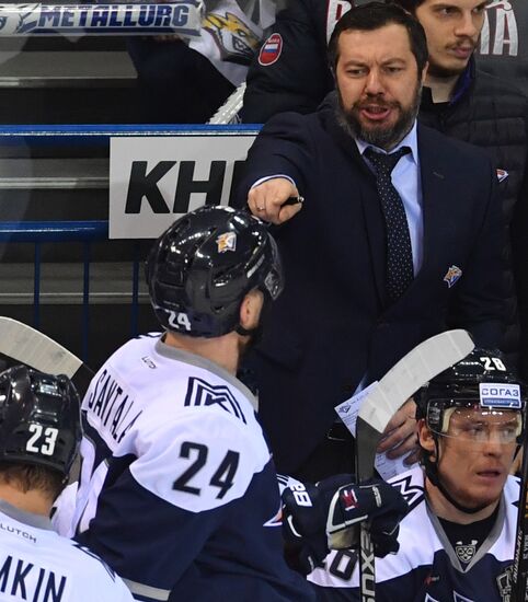 Kontinental Hockey League. Metallurg (Magnitogorsk) vs. SKA