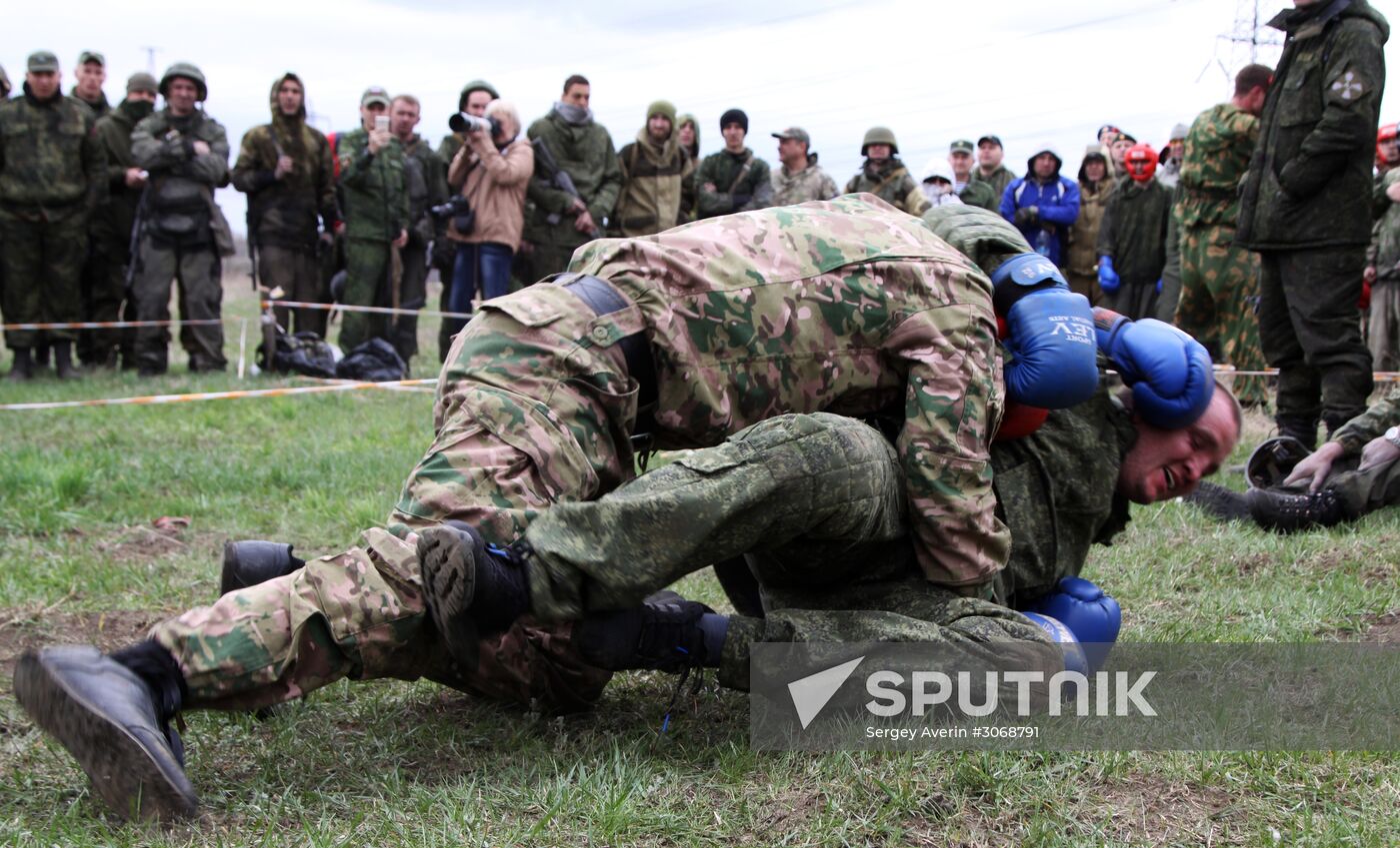 Competitions among special forces soldiers held in Donetsk People's Republic