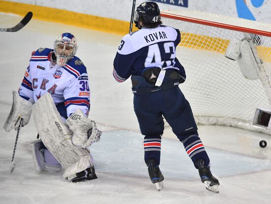 Kontinental Hockey League. Metallurg (Magnitogorsk) vs. SKA