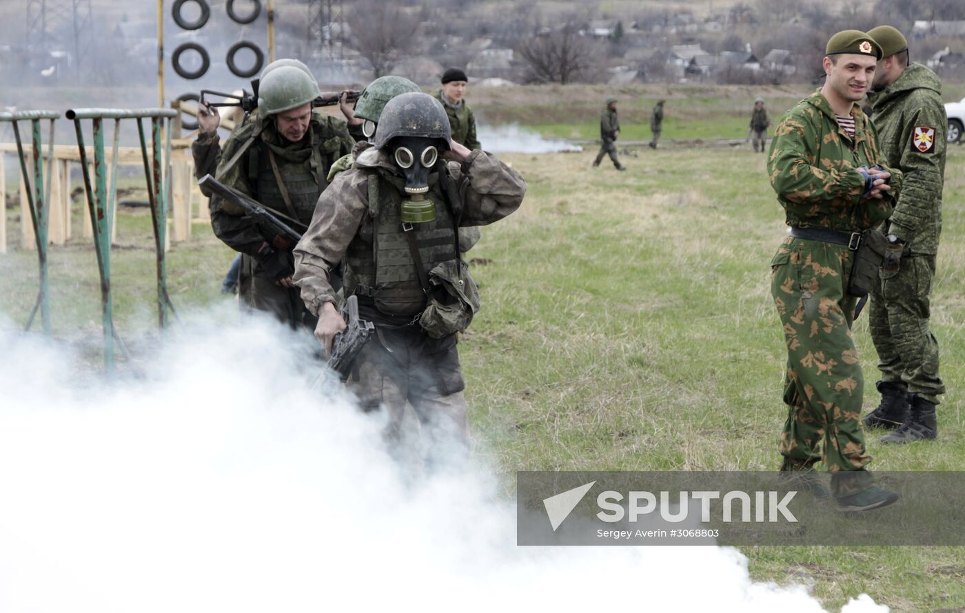 Competitions among special forces soldiers held in Donetsk People's Republic