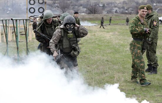 Competitions among special forces soldiers held in Donetsk People's Republic