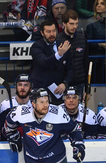 Kontinental Hockey League. Metallurg (Magnitogorsk) vs. SKA