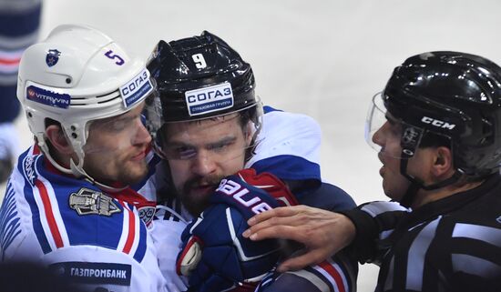 Kontinental Hockey League. Metallurg (Magnitogorsk) vs. SKA