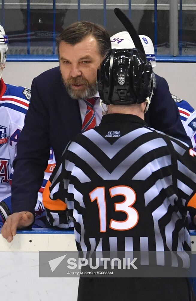 Kontinental Hockey League. Metallurg (Magnitogorsk) vs. SKA