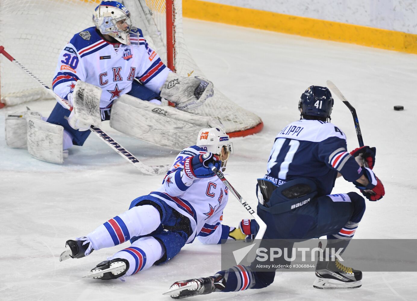 Kontinental Hockey League. Metallurg (Magnitogorsk) vs. SKA
