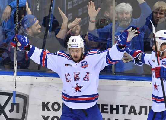 Kontinental Hockey League. Metallurg (Magnitogorsk) vs. SKA