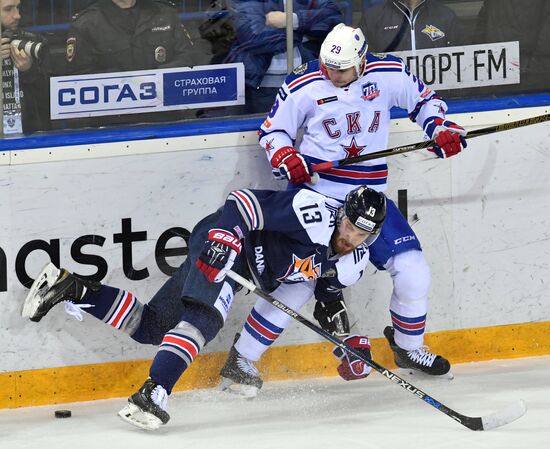 Kontinental Hockey League. Metallurg (Magnitogorsk) vs. SKA