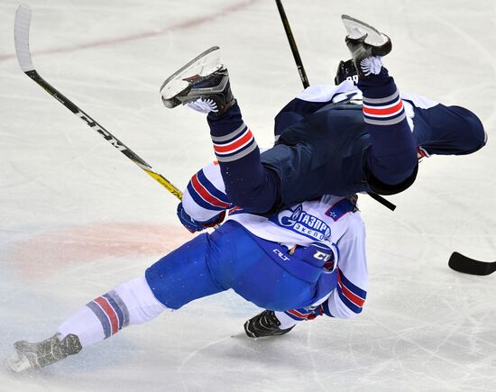 Kontinental Hockey League. Metallurg (Magnitogorsk) vs. SKA