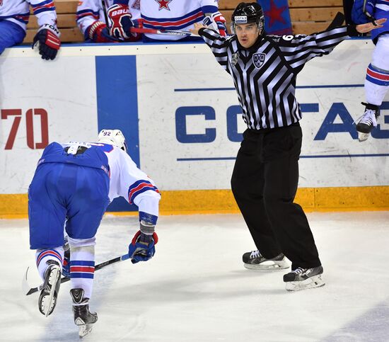 Kontinental Hockey League. Metallurg (Magnitogorsk) vs. SKA