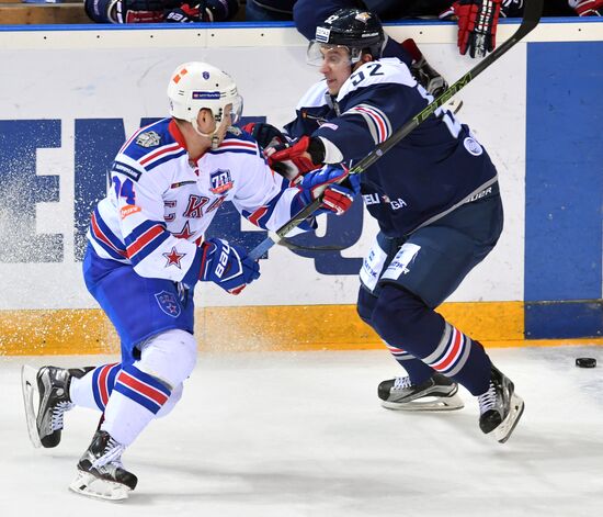 Kontinental Hockey League. Metallurg (Magnitogorsk) vs. SKA