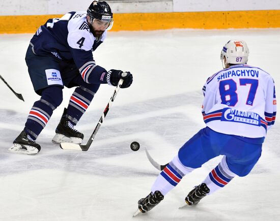 Kontinental Hockey League. Metallurg (Magnitogorsk) vs. SKA