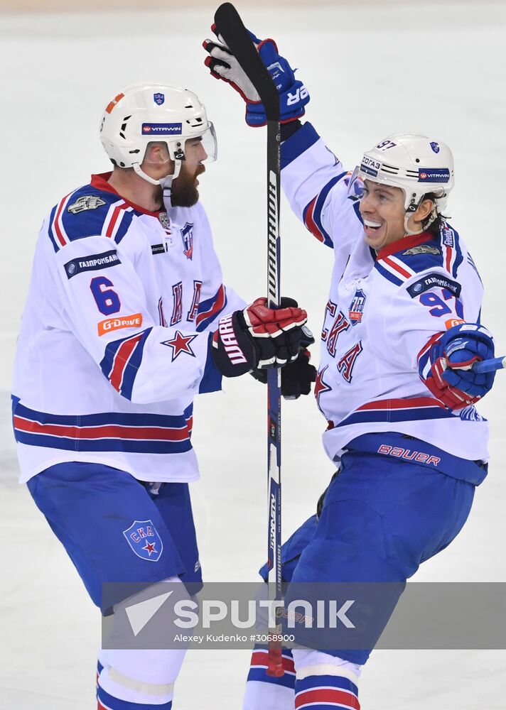 Kontinental Hockey League. Metallurg (Magnitogorsk) vs. SKA