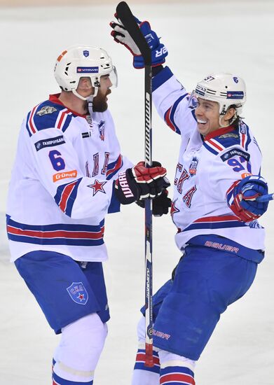 Kontinental Hockey League. Metallurg (Magnitogorsk) vs. SKA