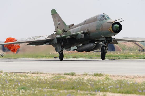 Syrian Air Forces resume flights from Ash Sha'irat air base