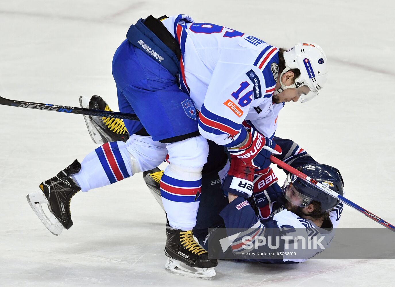 Kontinental Hockey League. Metallurg (Magnitogorsk) vs. SKA