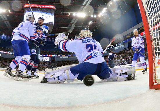 Kontinental Hockey League. Metallurg (Magnitogorsk) vs. SKA