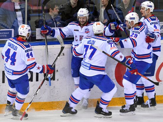Kontinental Hockey League. Metallurg (Magnitogorsk) vs. SKA