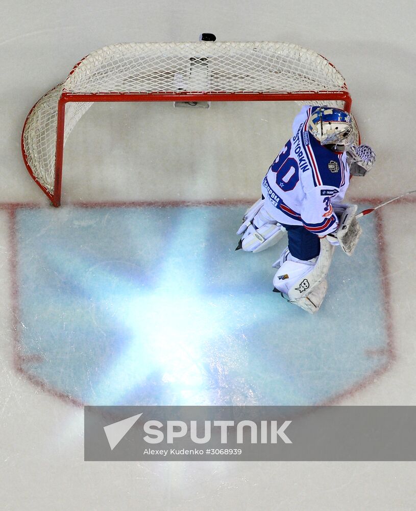 Kontinental Hockey League. Metallurg Magnitogorsk vs. SKA