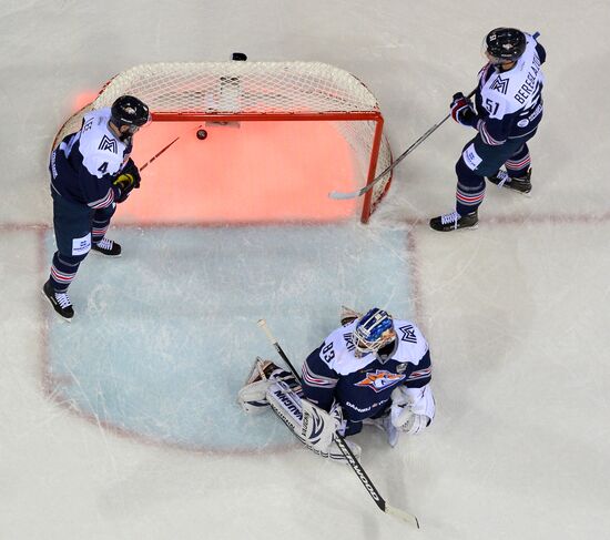 Kontinental Hockey League. Metallurg Magnitogorsk vs. SKA